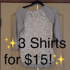 See through back sweater